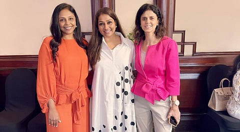 Glimpses from Rose's exhibition at Taj Bengal