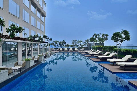 Le Méridien Amritsar's poolside