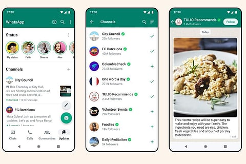 WhatsApp rolling out forwarding message feature for channels