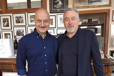 In Frame: Anupam Kher with Robert De Niro