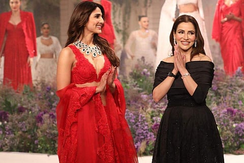 Vaani Kapoor with Isha J at ICW 2023