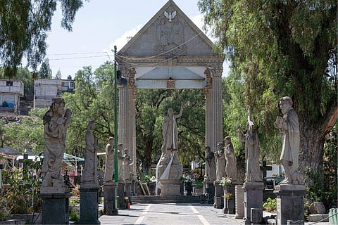Traditional stone carvers chisel on despite loss of quarries in village swallowed by Mexico City