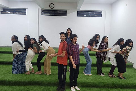 A shot from the rehearsals