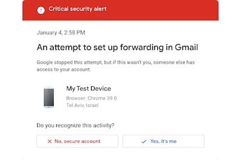 Gmail may now ask users for verification while adding new forwarding address