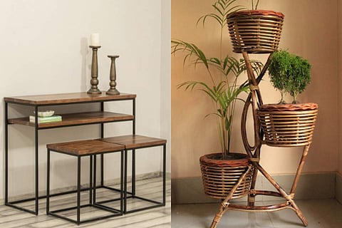 Home pieces from Fabindia and Pepperfry