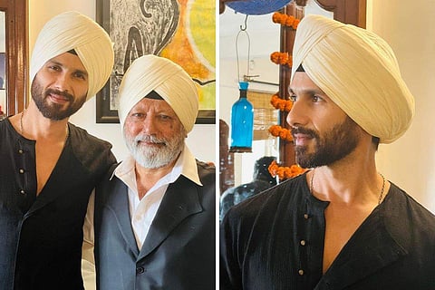 Shahid Kapoor wraps a traditional turban for a wedding in the family, photos go viral