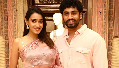 Rheyea & Rudhvir at the launch of the Diadem store in T Nagar