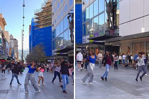 Garba flash mob takes over Australia's Adelaide, dance video goes viral