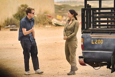 Alia Bhatt with Tom Harper