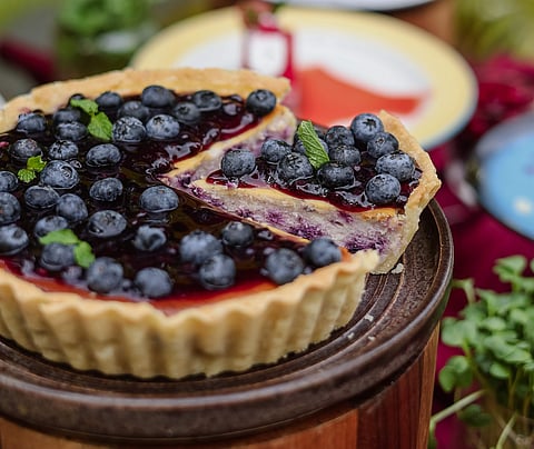 Blueberry pie