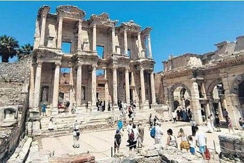 The Library of Celsus in Ephesus. (Photo | Express)