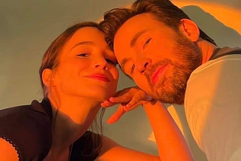 In frame: Chris Evans and Alba Baptista