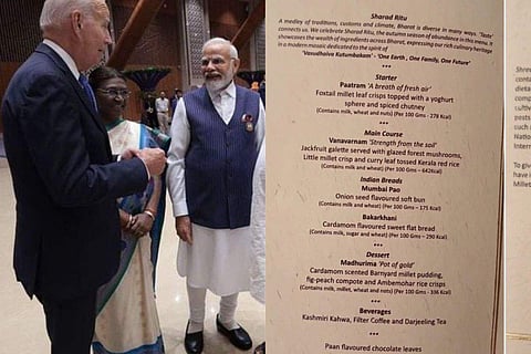 The meticulously curated menu was a testament to India's commitment to showcasing its cultural diversity and culinary excellence