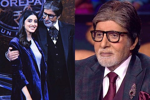 Big B heaps praise on granddaughter Navya's menstrual health work in villages