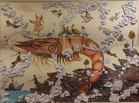 An artwork of Sitikanta Samantsinghar