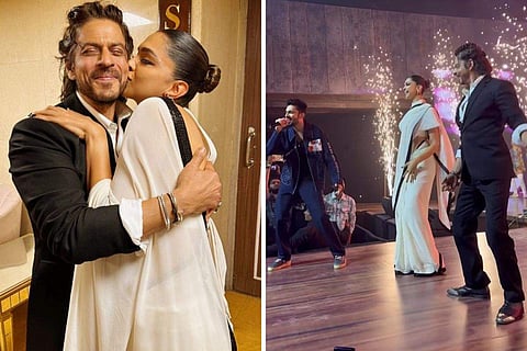 Anirudh Ravichander sings as SRK, Deepika Padukone groove to Chaleya at Jawan's success bash