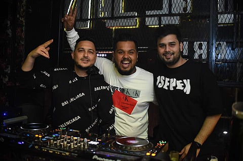 (L-R) DJ Ryan, DJ Enzed, DJ Amit