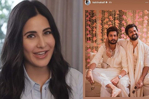 In frame: Katrina Kaif, Sunny Kaushal and Vicky Kaushal