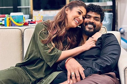 Nayanthara with husband Vignesh Shivan