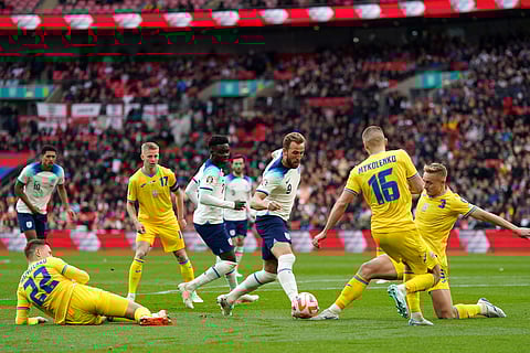 In frame: England vs Ukraine