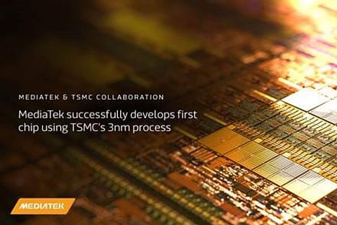 MediaTek develops 1st chip with TSMC's 3nm process, mass production in 2024