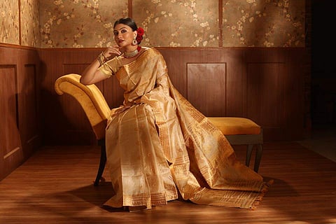 Indian Silk House Agencies' Saptapuri edit offers vibrant bridal options