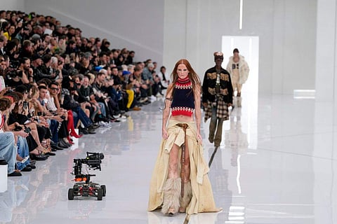 In frame: Models wear creations as part of the men's Dsquared2 Fall-Winter 2024-2025 collection