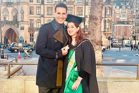 in frame: Akshay Kumar and Twinkle Khanna