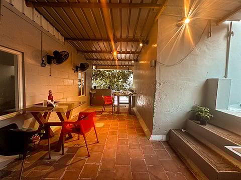 The interior of Madras Kitchen Studio