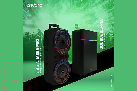 Get the party started with Endefo’s new Entun’z Mega Pro and Double Barrel speakers