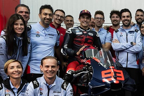 Marc Marquez has officially joined the Gresini Ducati garage for 2024