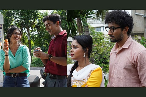 Rajnandini & Anindya (L); Trisha & Rishav