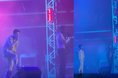 In frame: Nick Jonas and King at Lollapalooza India