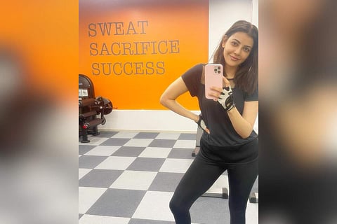 Kajal Aggarwal's 2024 'motto' is 'sweat, sacrifice & success'