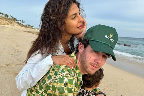 In frame: Priyanka Chopra with Nick and Malti in Mexico