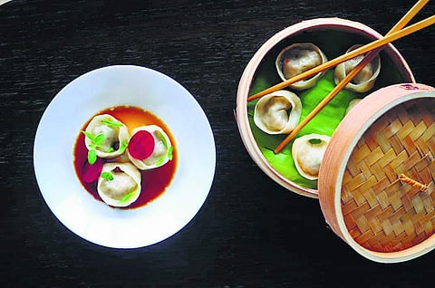 Mandu is a dish that has become famous here