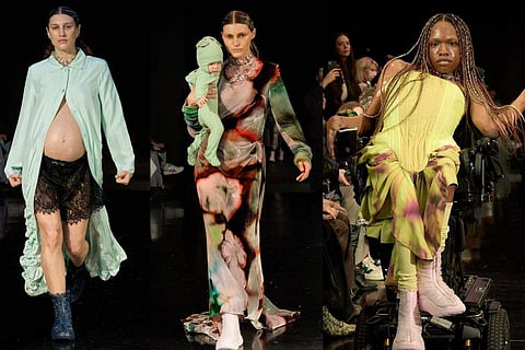 In frame: Models at Collina Strada's show at NYFW 2024