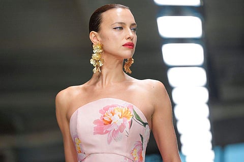 In frame: The Carolina Herrera collection is modeled during Fashion Week