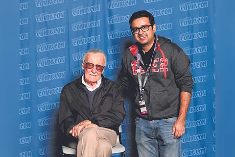 Jatin with the legendary Stan Lee
