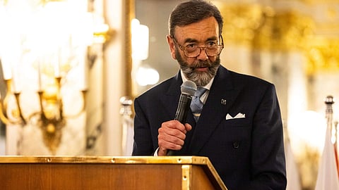 Dr Robert Walton MBE at the World Young Chef Young Waiter 2023 Finals