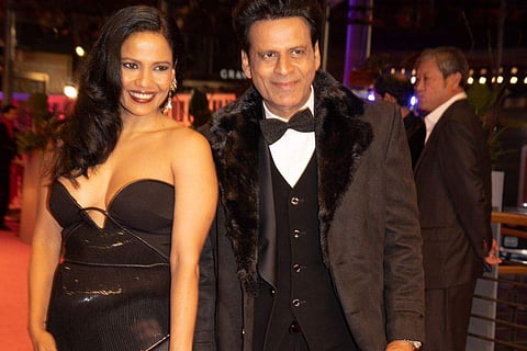 Priyanka and Manoj at the premiere