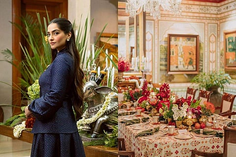 In frame: Sonam Kapoor (L), Sonam's Delhi house (R)