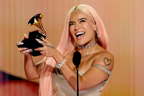 Karol G at the Grammy Awards
