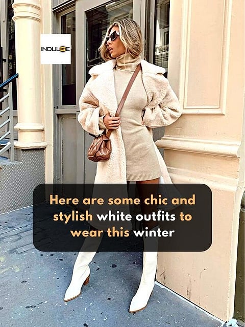 Here are some chic and stylish white outfits to wear this winter