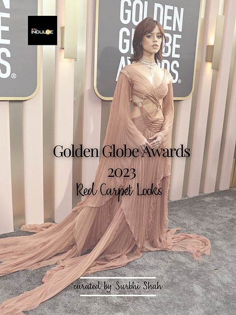 long elegant gold dress Sparkling Appliques Fit and Flare Prom Dresses Alluring Chic V-neck Gold Long Sleeves Evening Gowns