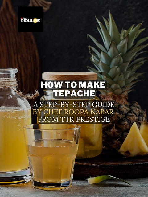 A step-by-step guide to make Tepache by Chef Roopa Nabar.