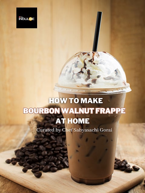 How to make Bourbon Walnut Frappe at home?