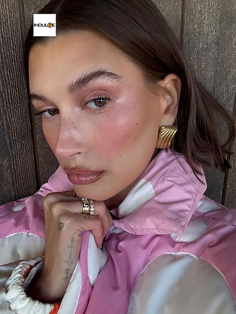 How to recreate Hailey Bieber's go-to holiday makeup look