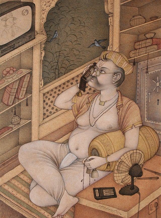 <em>'Merchant' by Mahaveer Swami</em>
