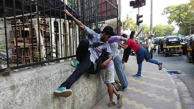 <em>The performance StopLookGo at Serendipity Arts Festival</em>